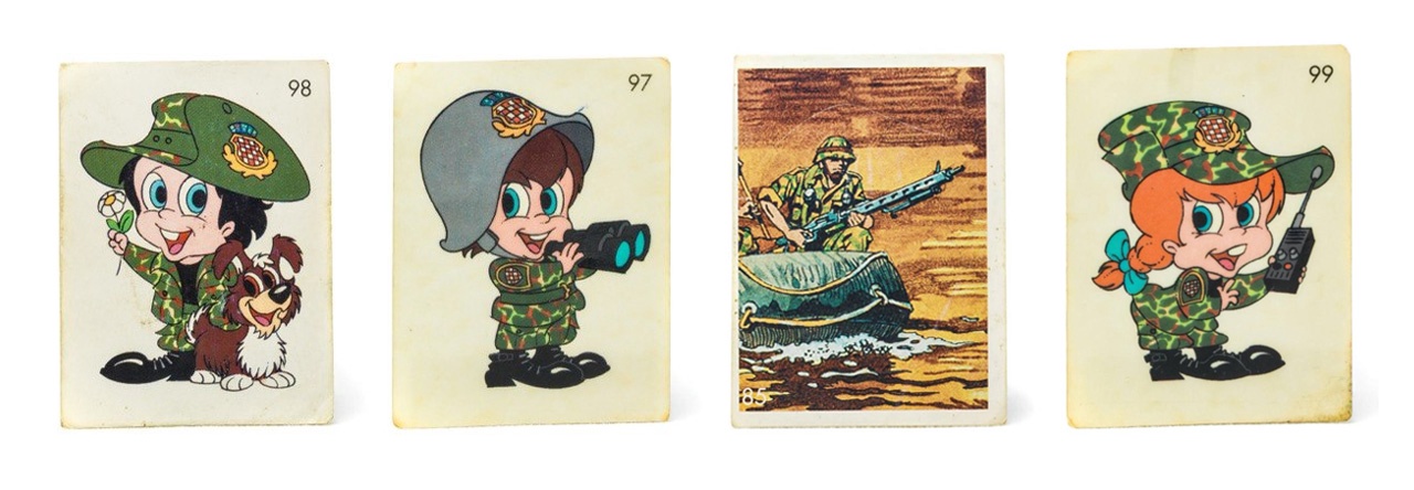 Наклейки з Музею воєнного дитинства в Сараєві (Боснія та Герцеґовина)